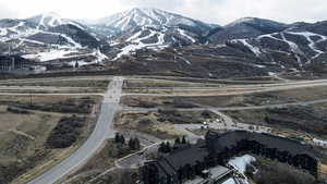 View of mountain background