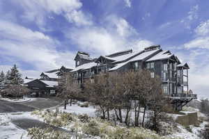 View of snow covered exterior