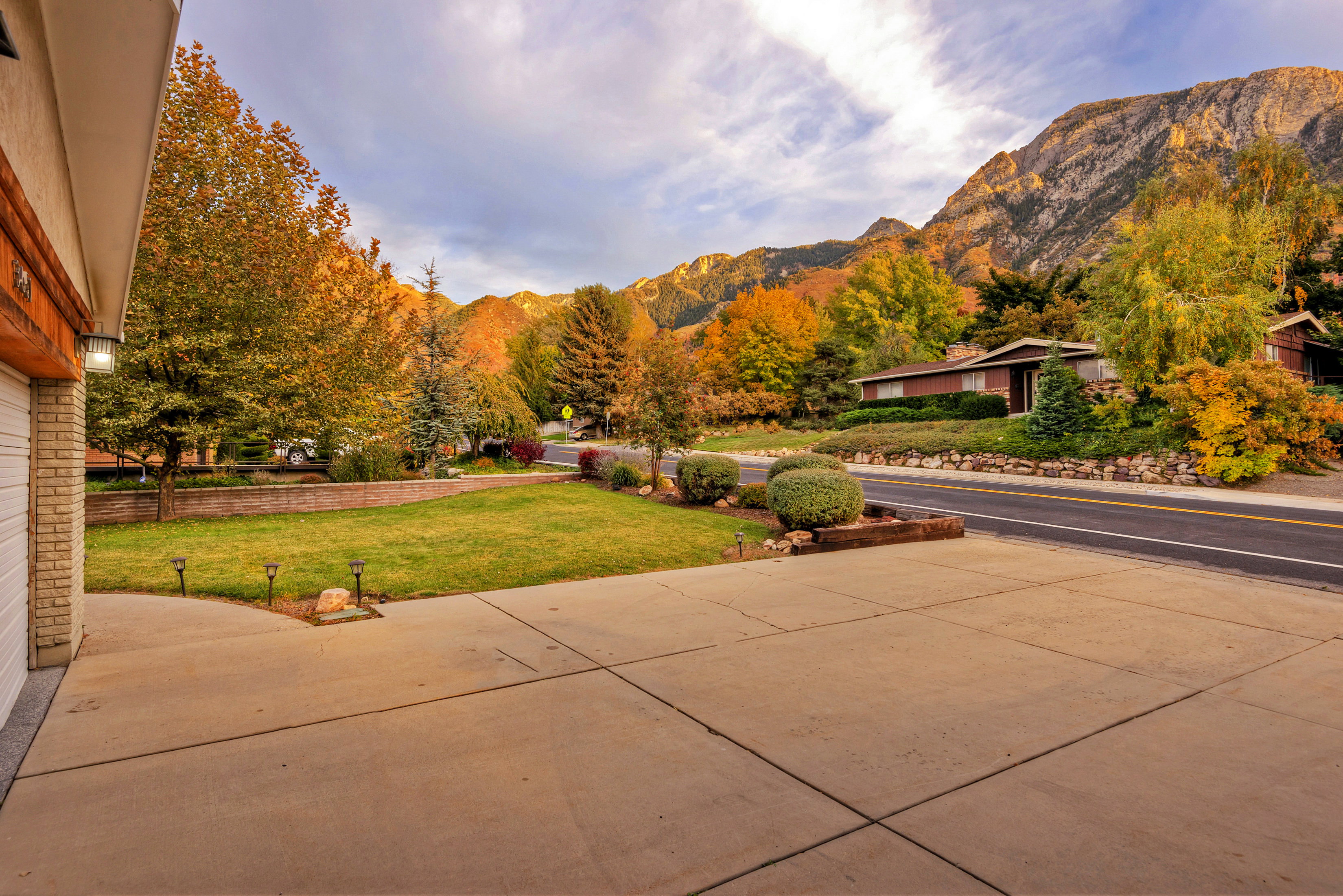 View of mountain backdrop