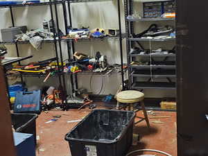 Big Workshop off of garage