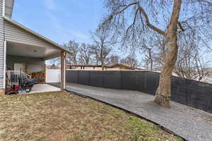 Extended RV Parking behind fence