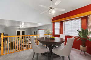 Virtually Staged Dining Area