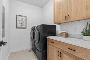 Laundry with Cabinetry