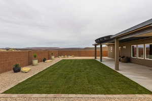 Large Patio and Backyard