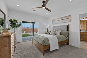 Primary Bedroom with Slider to Patio