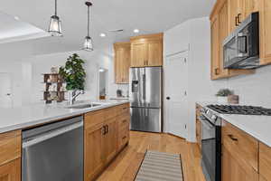 Bosch Stainless Steel Appliances and Quartz Countertops