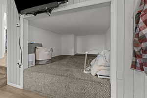 Unfurnished bedroom with baseboards