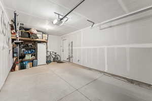 Garage with a garage storage