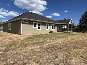Spacious Side yard with 22O power and space for a large RV