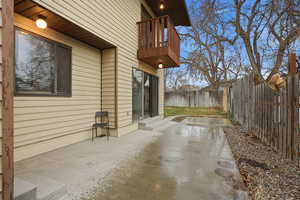 Patio / terrace featuring a patio and a fenced backyard