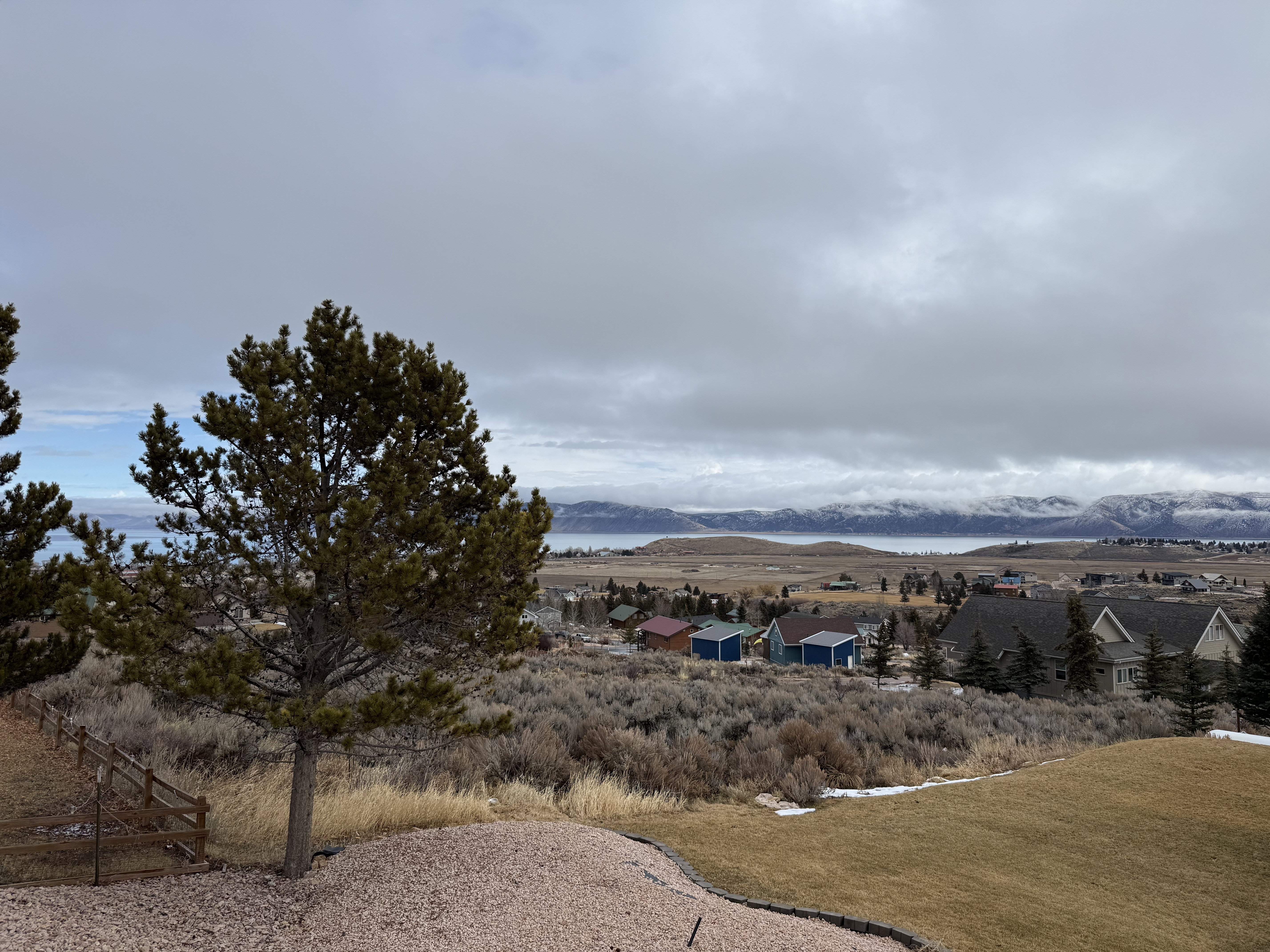 View of mountain background