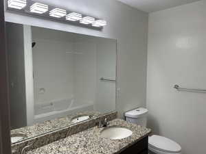 Master bathroom with double sinks