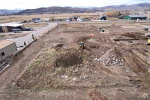 Drone / aerial view of mountains