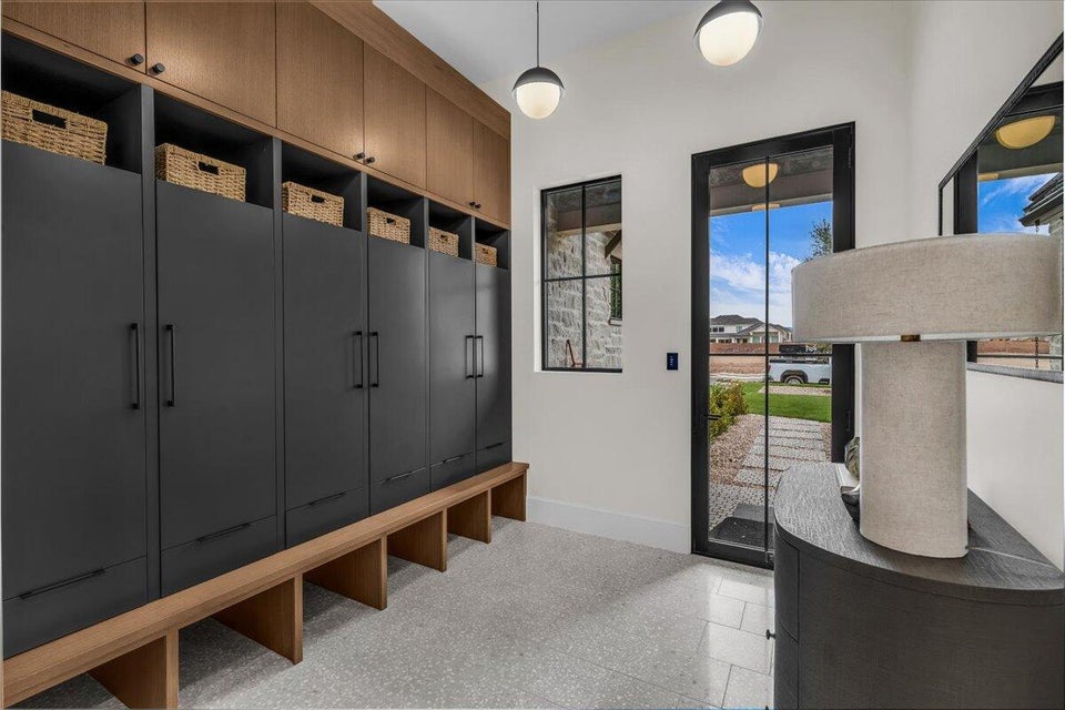Mudroom featuring baseboards