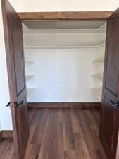 View of closet