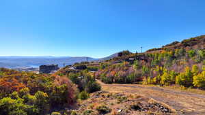 View of mountain background