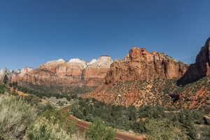 View of mountain background
