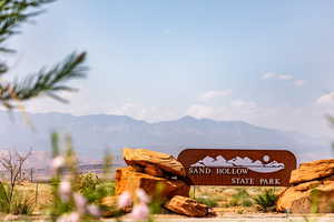 View of mountain backdrop