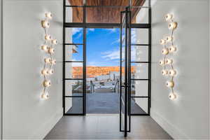 Interior space with baseboards