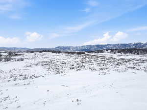 View of mountain background