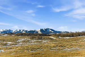 View of mountain backdrop