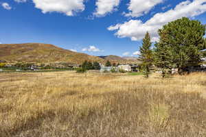 Mountain view featuring rural landscape