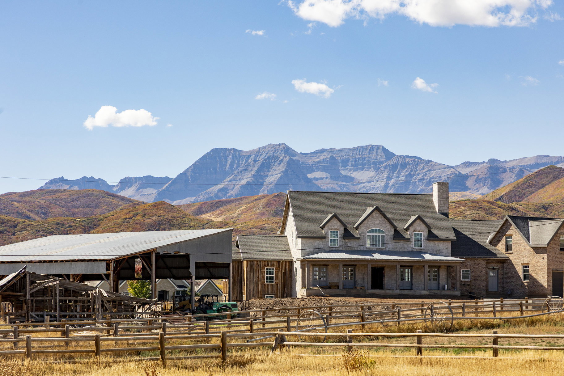 View of mountain backdrop