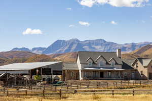 View of mountain backdrop