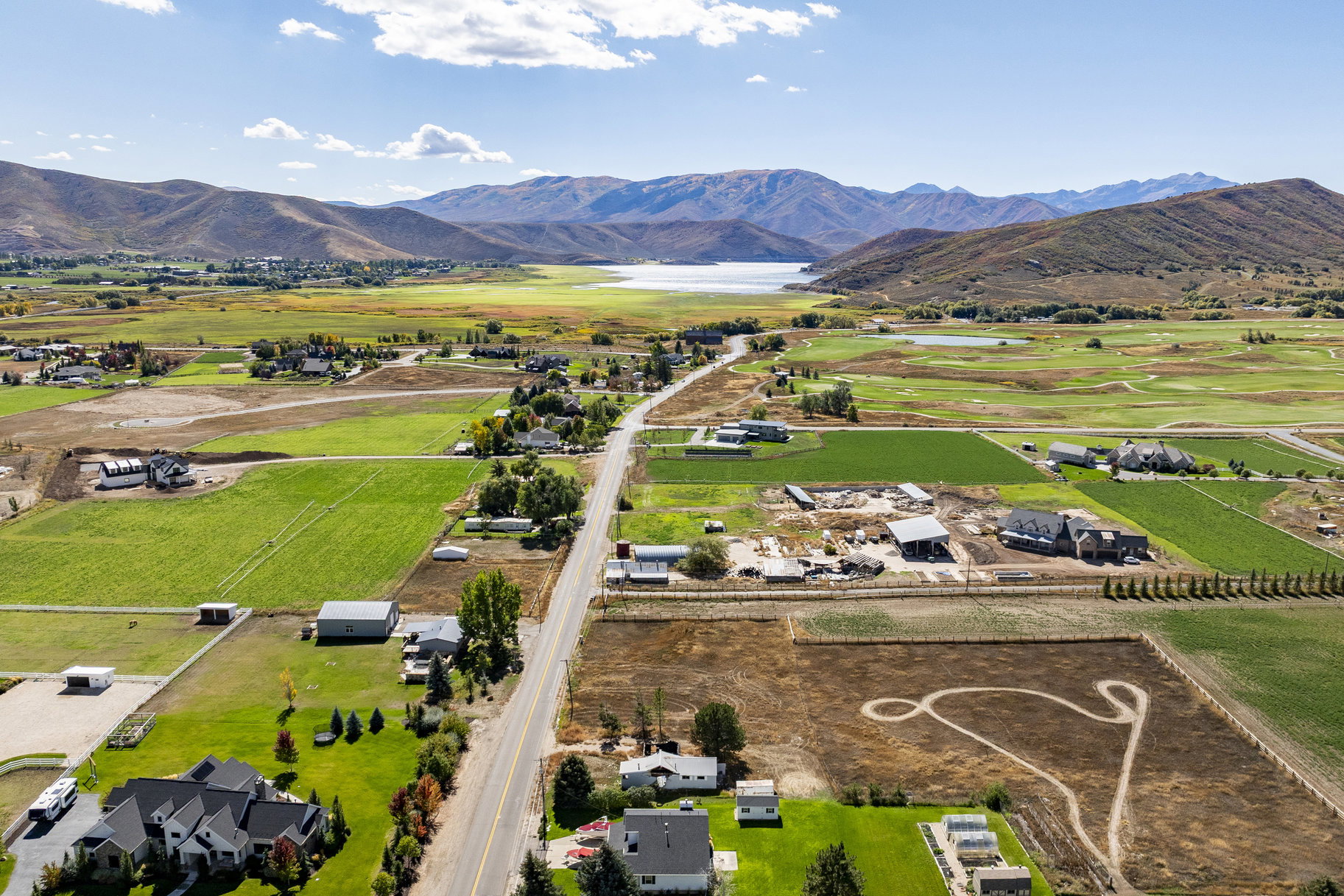 View of rural area featuring a water and mountain view