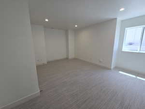 Basement bedroom