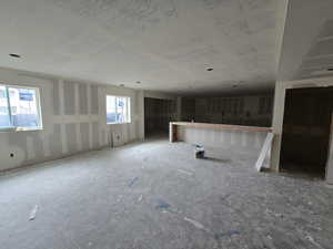 View of unfurnished living room