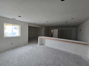 Basement, Movie room and bar