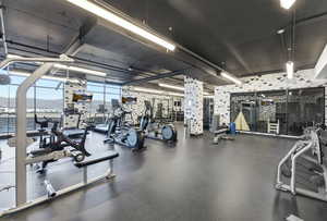 View of exercise room