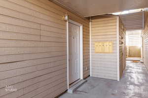 Entrance to property