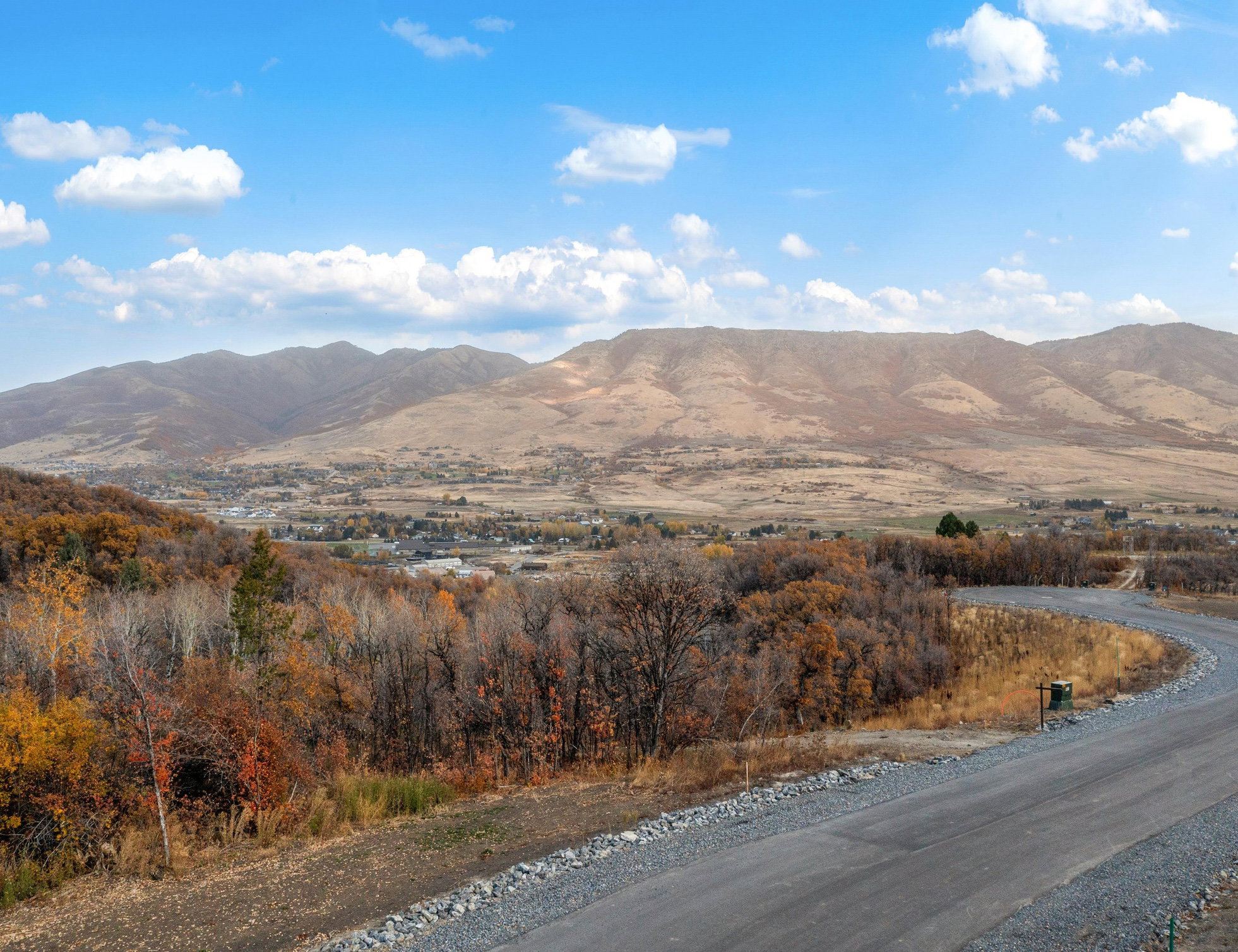 View of mountain background