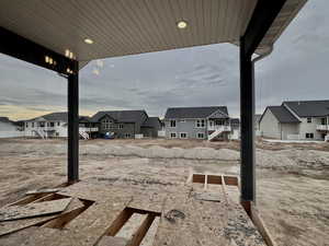 View of yard with a residential view