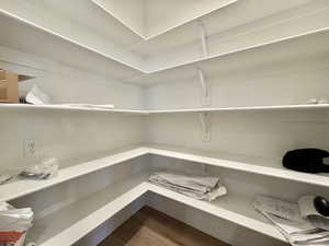 View of storage area