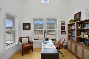 Office with plenty of natural light
