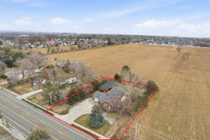 View of rural area featuring property boundaries highlighted