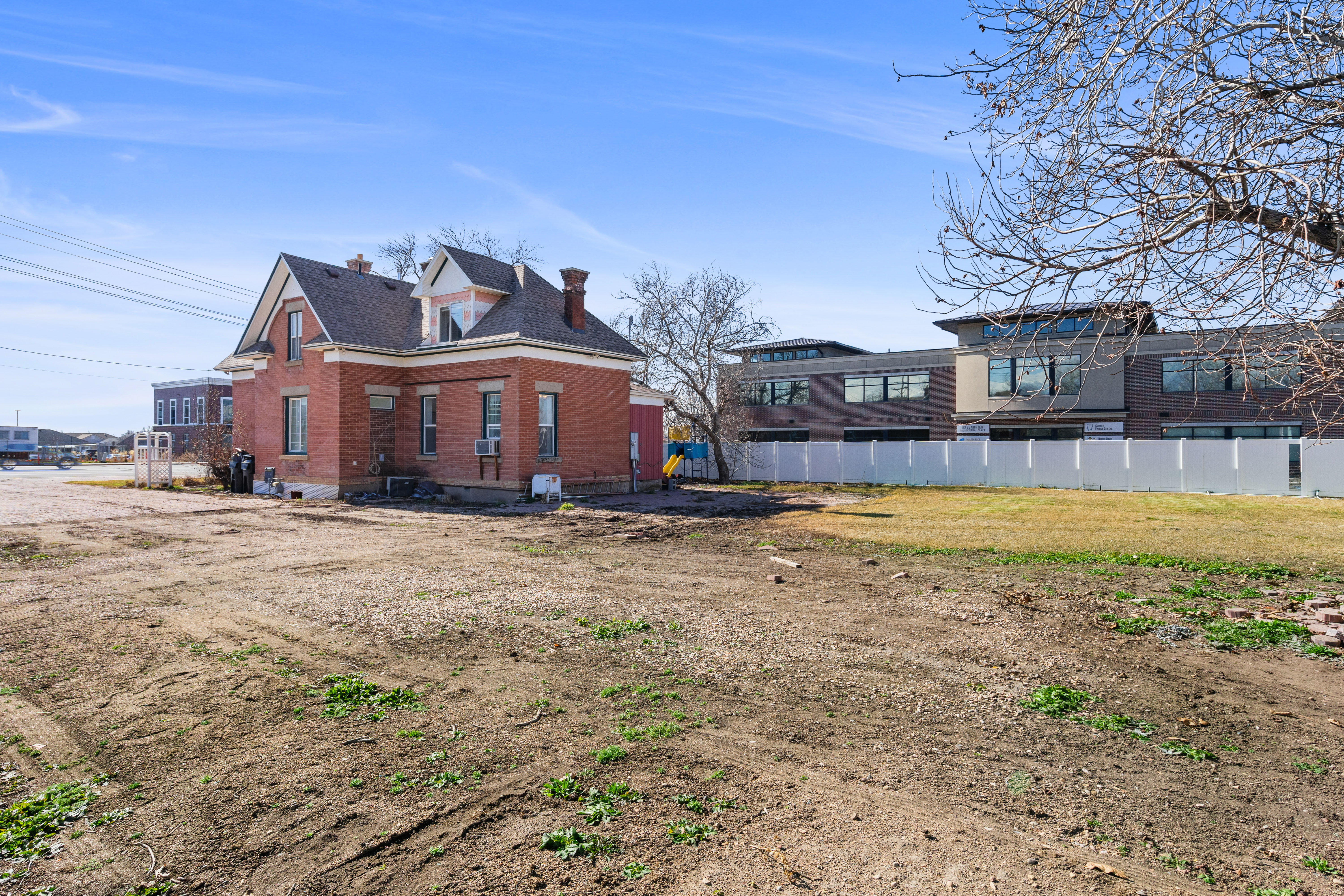 Rear view of house