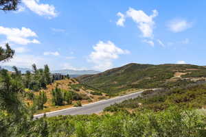 View of mountain background