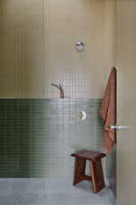 Shower with Skylight in Bedroom 3