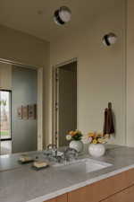 Marble Counters in the Primary Bathroom