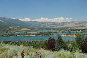Water view with mountains