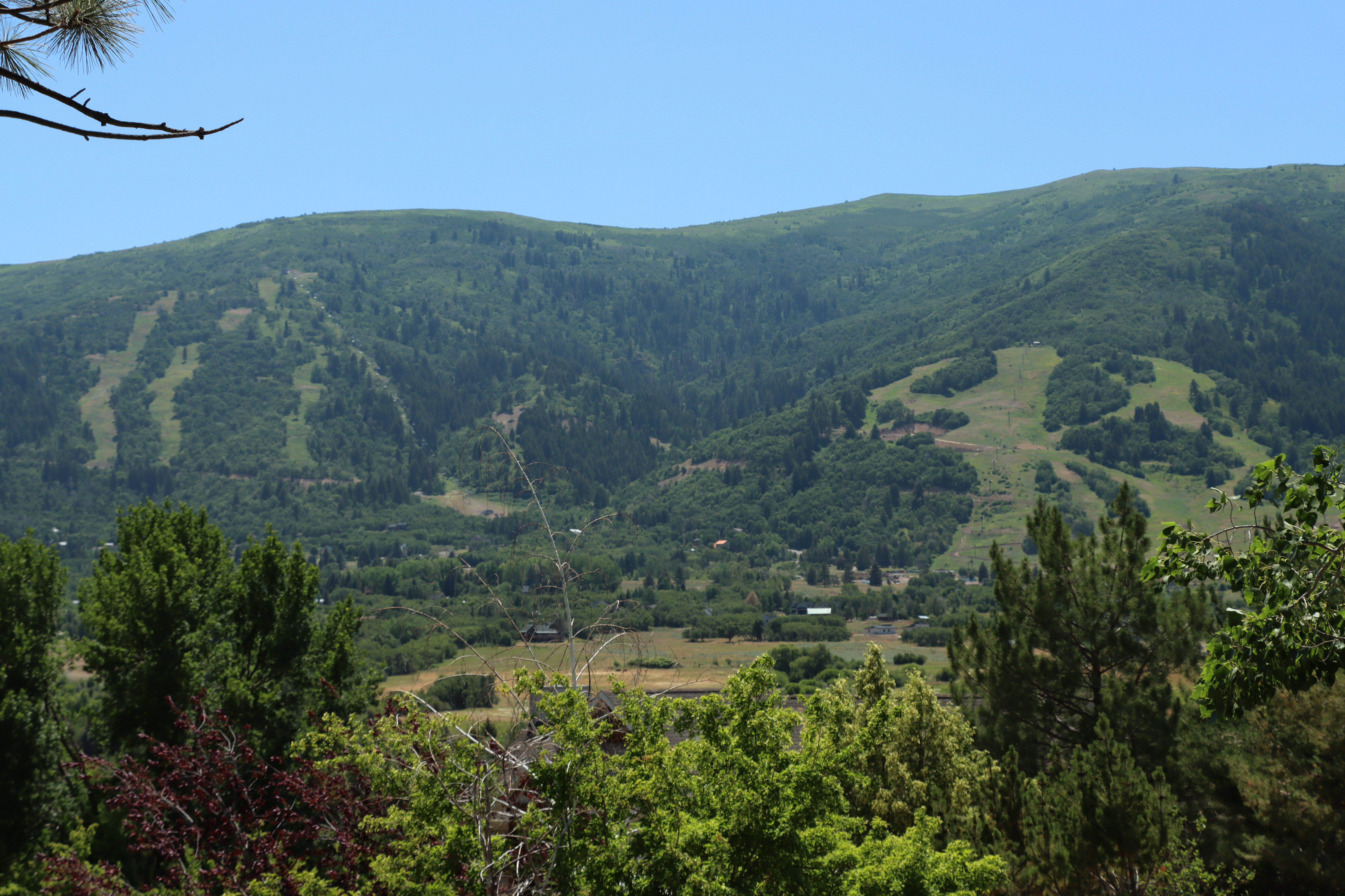 View of mountain backdrop