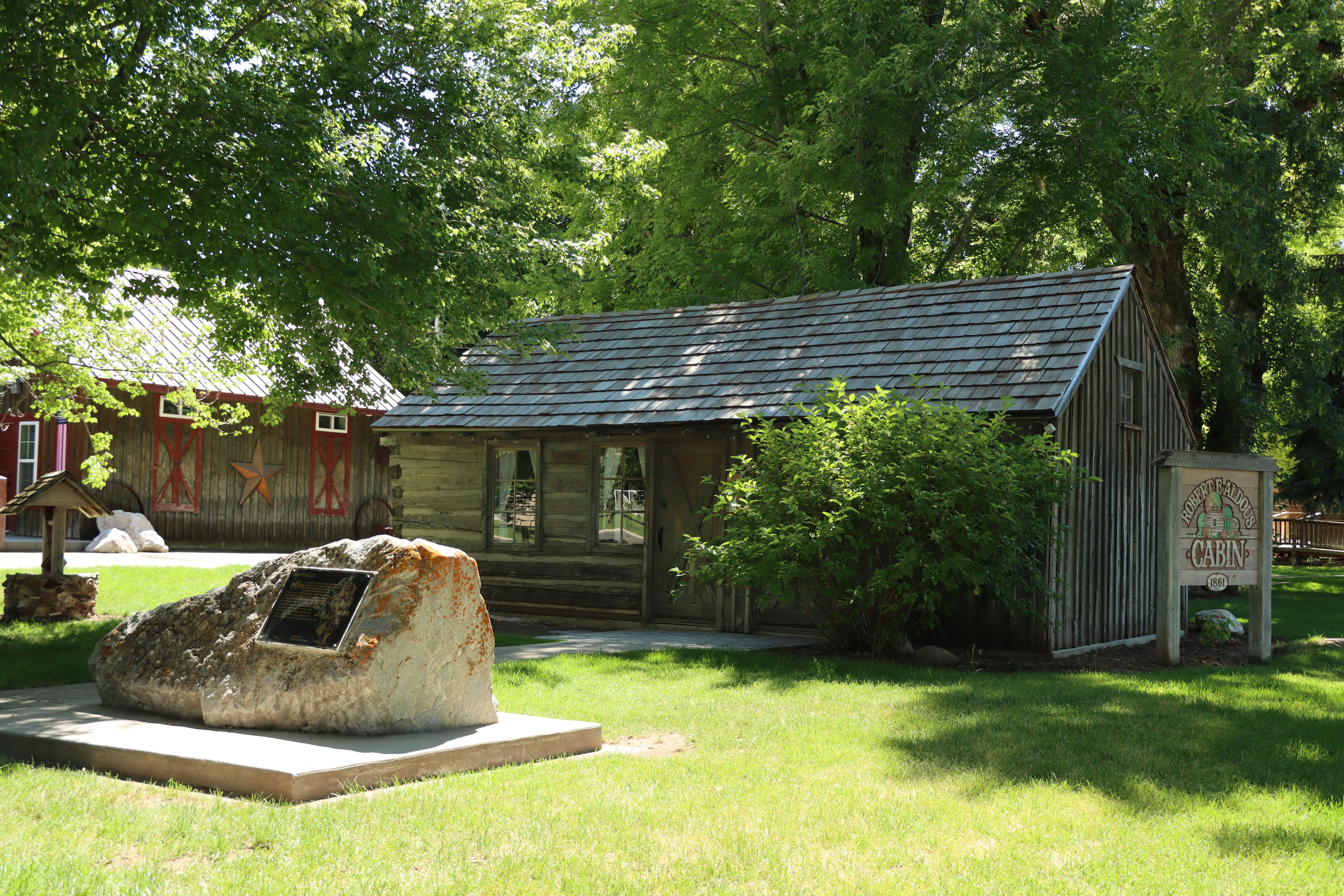 View of outbuilding