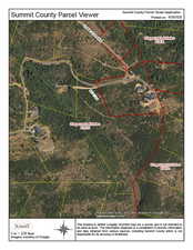 Aerial view of property's location