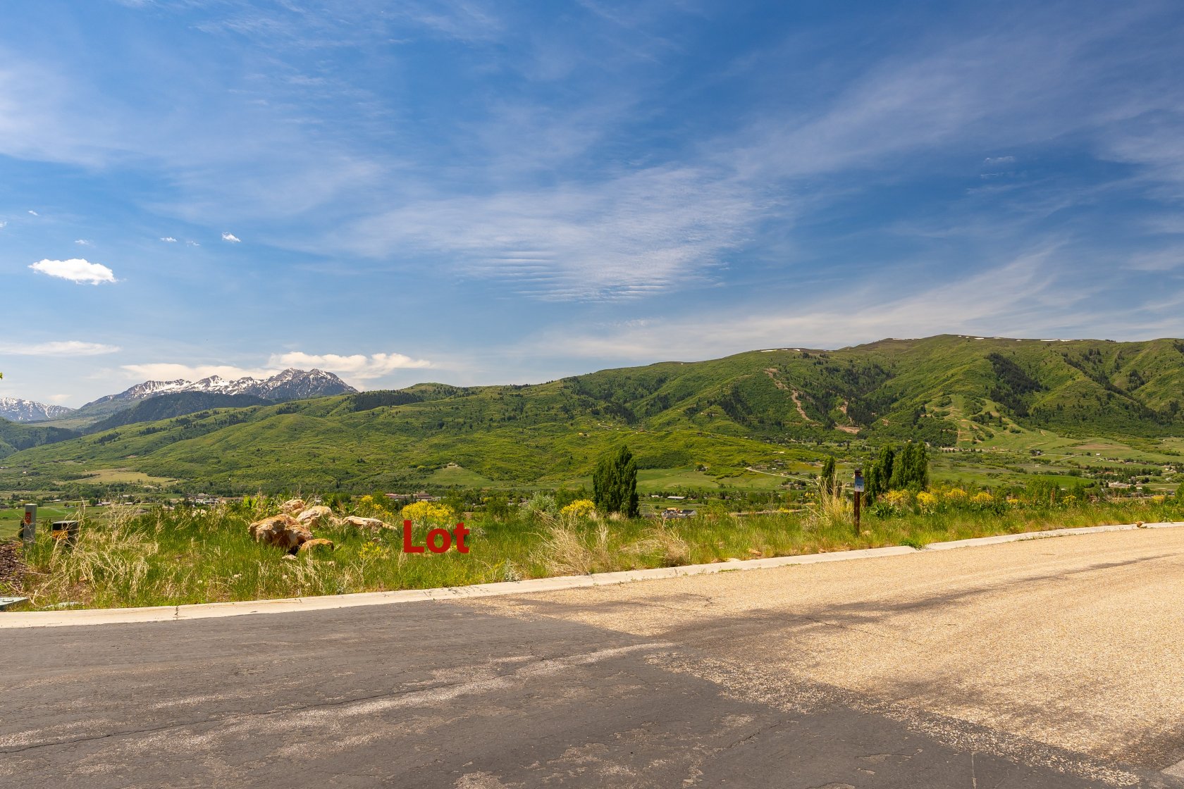 View of mountain backdrop