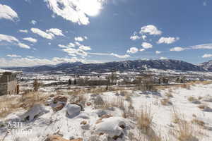 View of mountain background