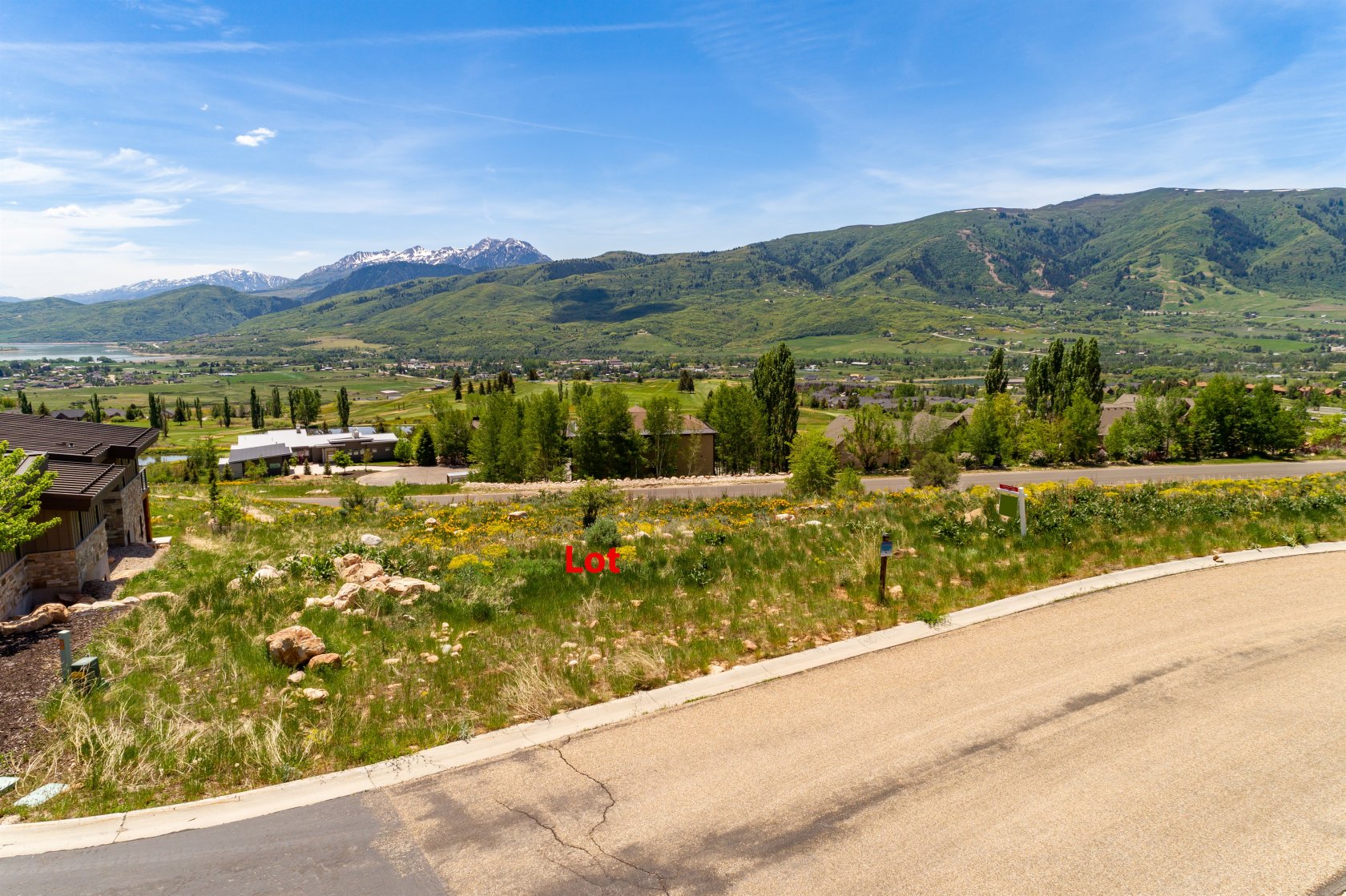 Mountain view featuring rural landscape